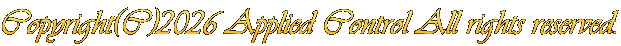 Copyright(C)2026 Applied Control All rights reserved.